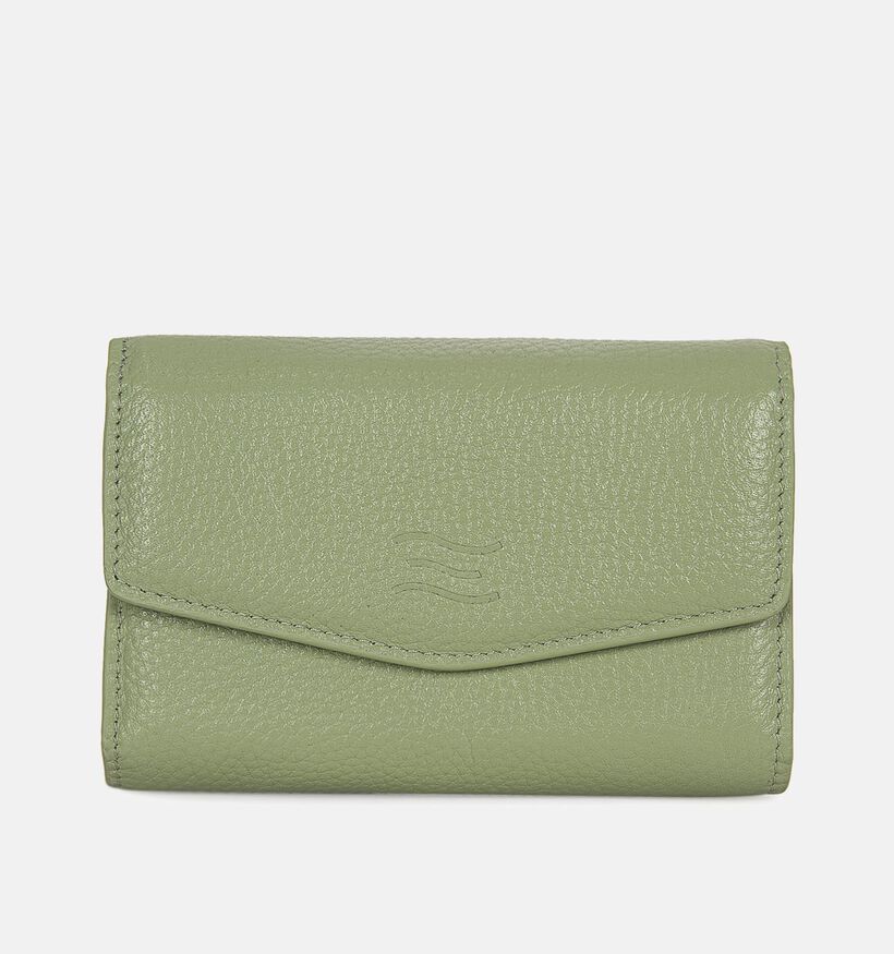 Crinkles Groene Overslagportemonnee voor dames (342389)