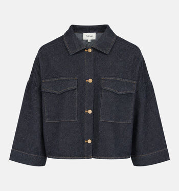 Minuit Blouses Beige/Blauw