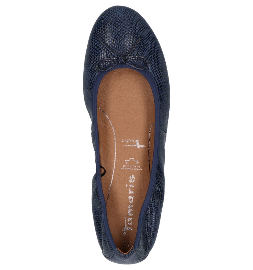 Tamaris TOUCH it Ballerines en Bleu en simili cuir (265680)