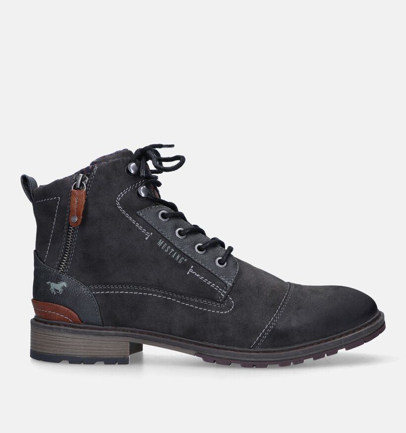 Mustang Boots à lacets en Gris pour hommes (329594)