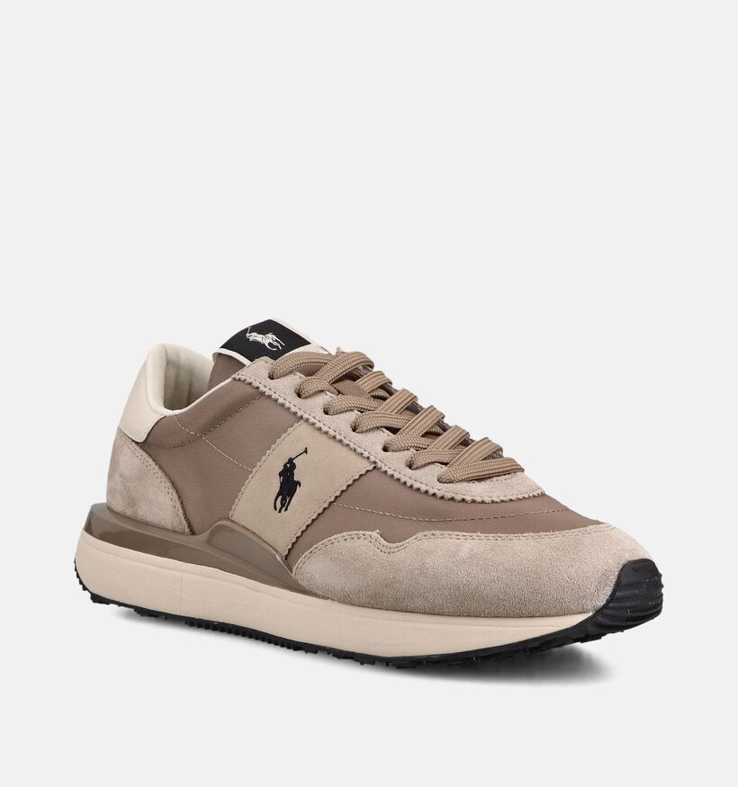 Polo Ralph Lauren Train Chaussures plates en Marron pour hommes (369555) - pour semelles orthop&eacute;diques