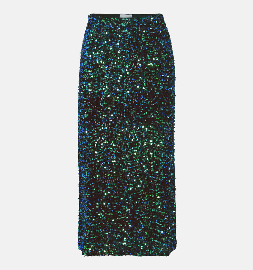 Vila Faith Groene Lange rok met pailletten voor dames (348746)