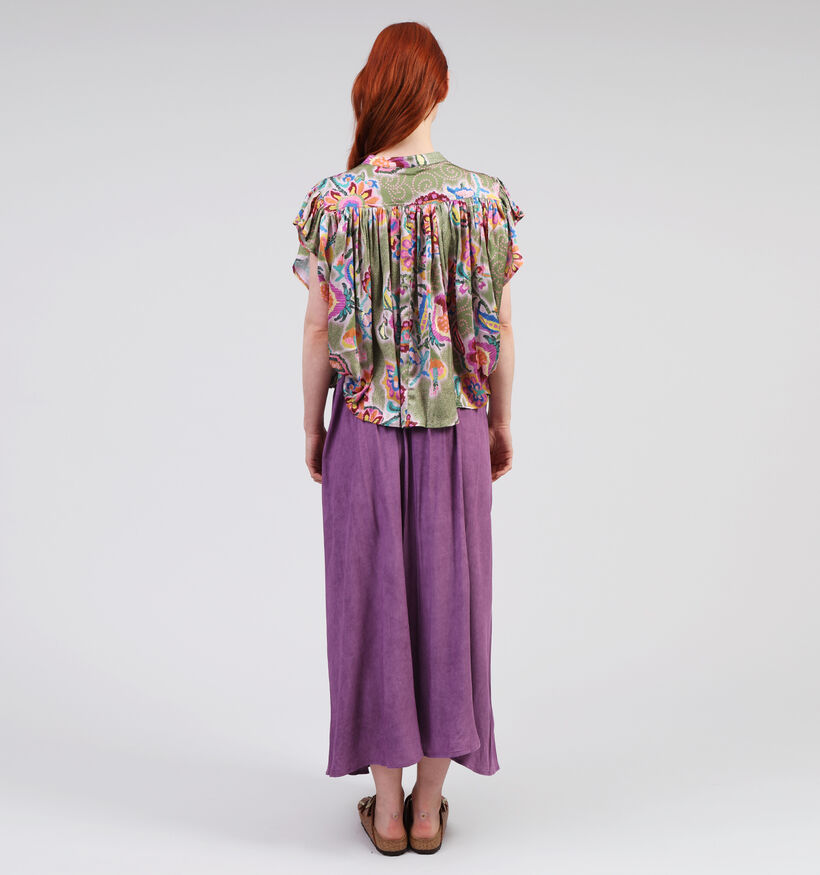 Rue Mazarine Nellie Blouse en Vert pour femmes (357944)