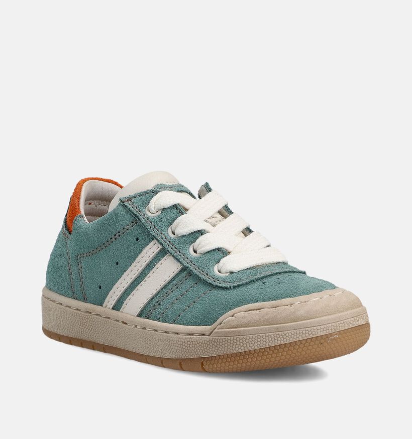 STONES and BONES Naval Groene Sneakers voor jongens (372294) - geschikt voor steunzolen