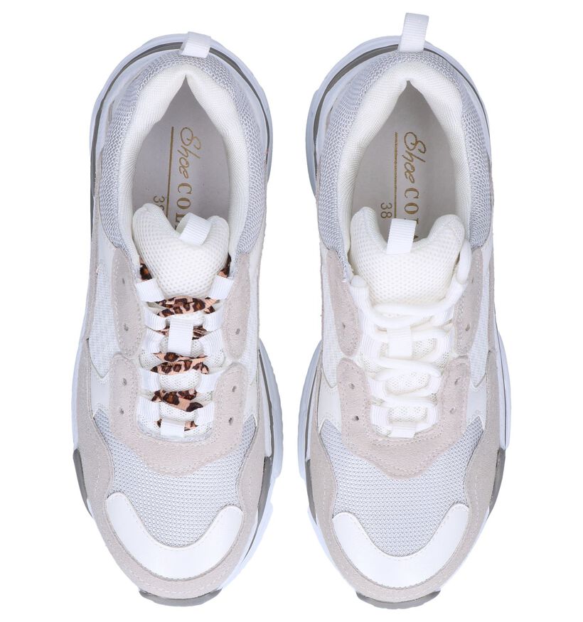 Witte Nineties Sneakers Shoecolate in daim (261109)