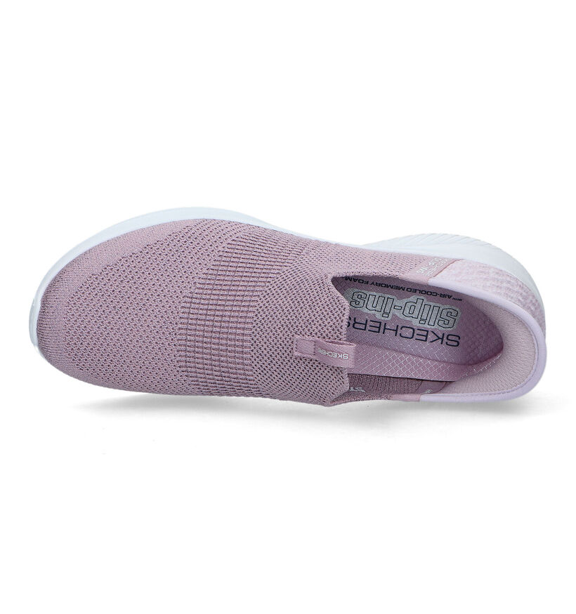 Skechers Hands Free Slip-ins Baskets en Rose pour femmes (319353)