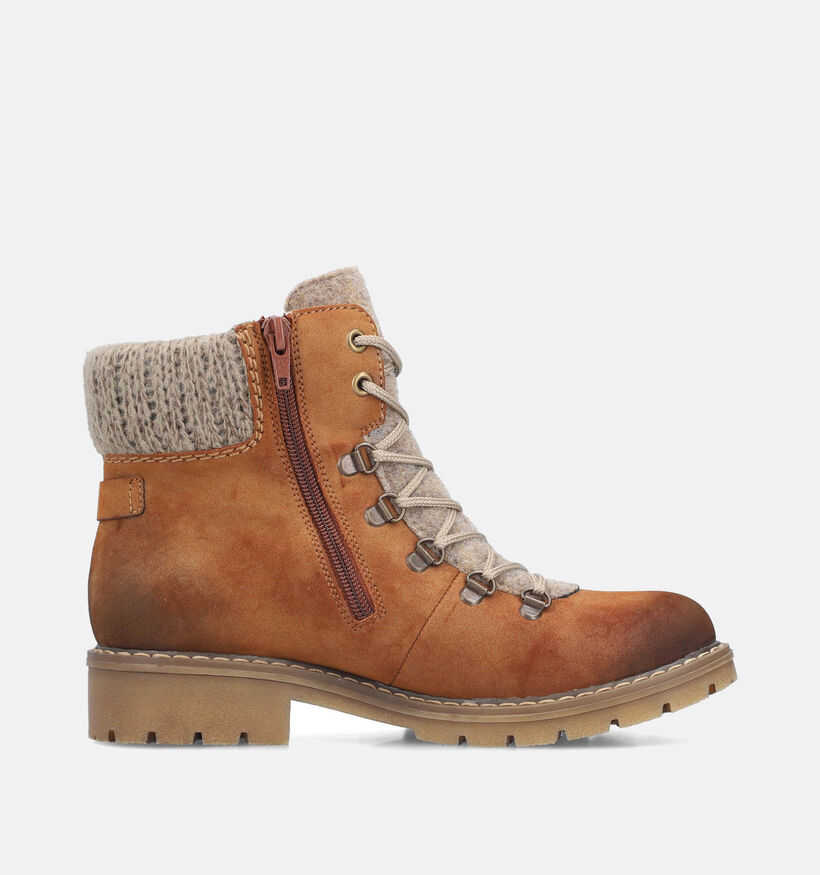 Rieker Cognac Waterdichte bottines voor dames (347490)