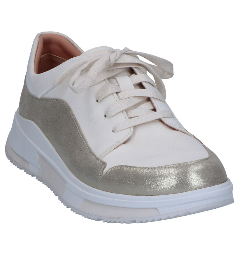 FitFlop Freya Witte Sneakers in daim (267624)