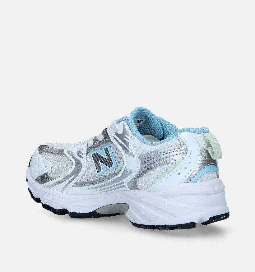 New Balance 530 Baskets basses en Blanc pour garçons, filles (353445) - pour semelles orthopédiques