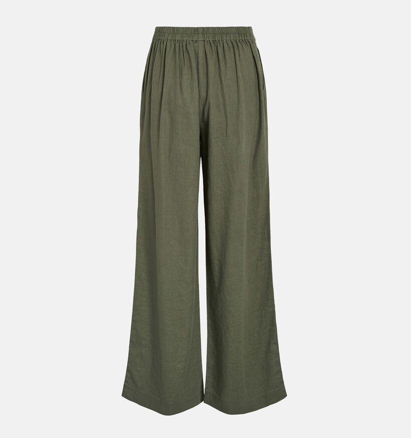 Vila Jolanda Linen Blend Groene Broek voor dames (368060)
