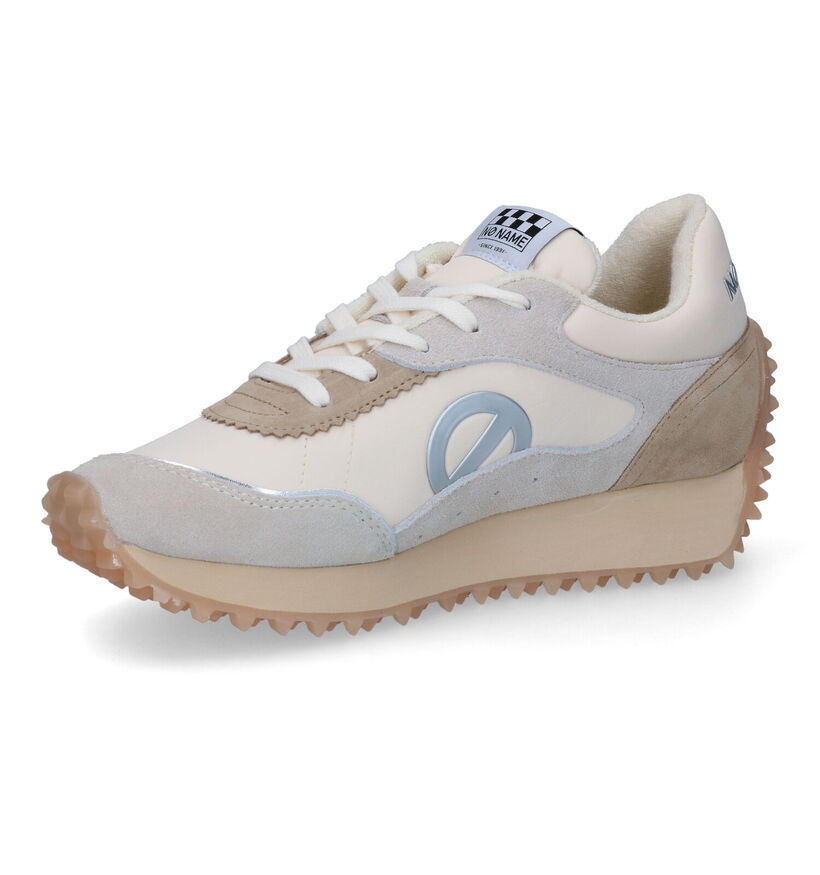 No Name Punky Jogger Beige Sneakers voor dames (306965) - geschikt voor steunzolen