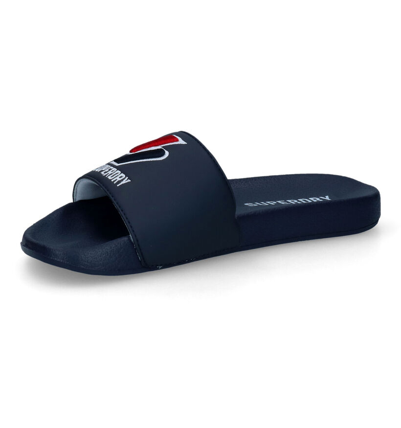 Superdry Core Pool Blauwe Badslippers voor heren (305764)