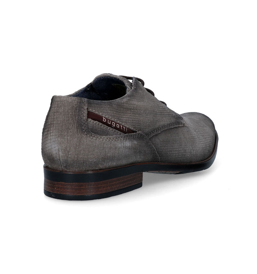 Bugatti Licio Chaussures habillées en Taupe pour hommes (327837)