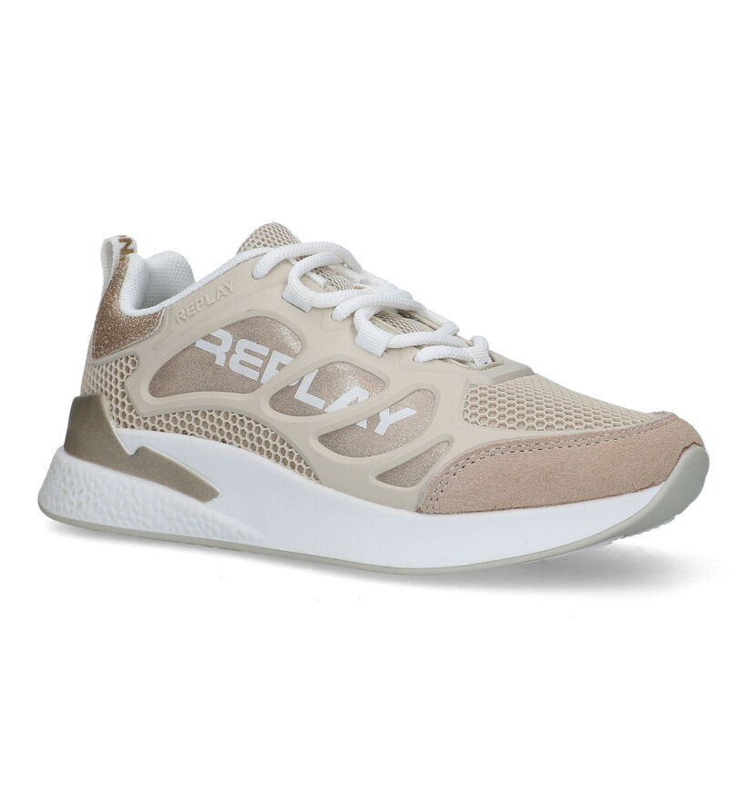 Replay Maze Gouden Sneakers voor meisjes (321044)