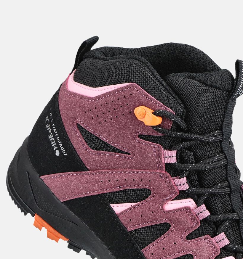 Icepeak Aura Mc Ms Chaussures de randonn&eacute;e en Noir pour femmes (378581) - pour semelles orthop&eacute;diques