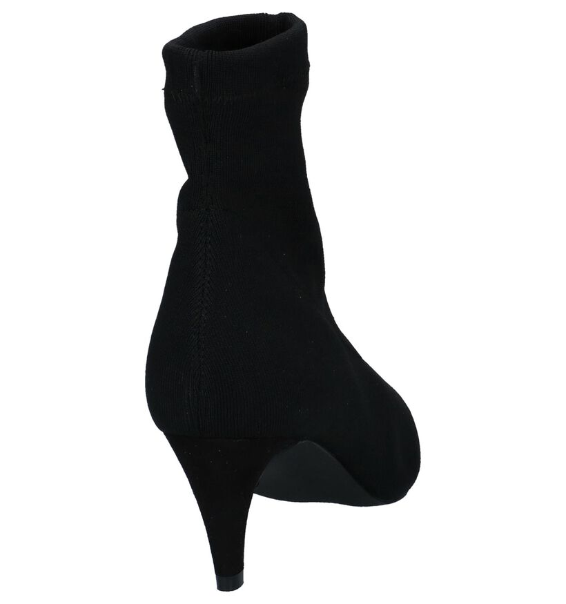 Vero Moda Stella Zwarte Korte Laarzen in stof (232301)