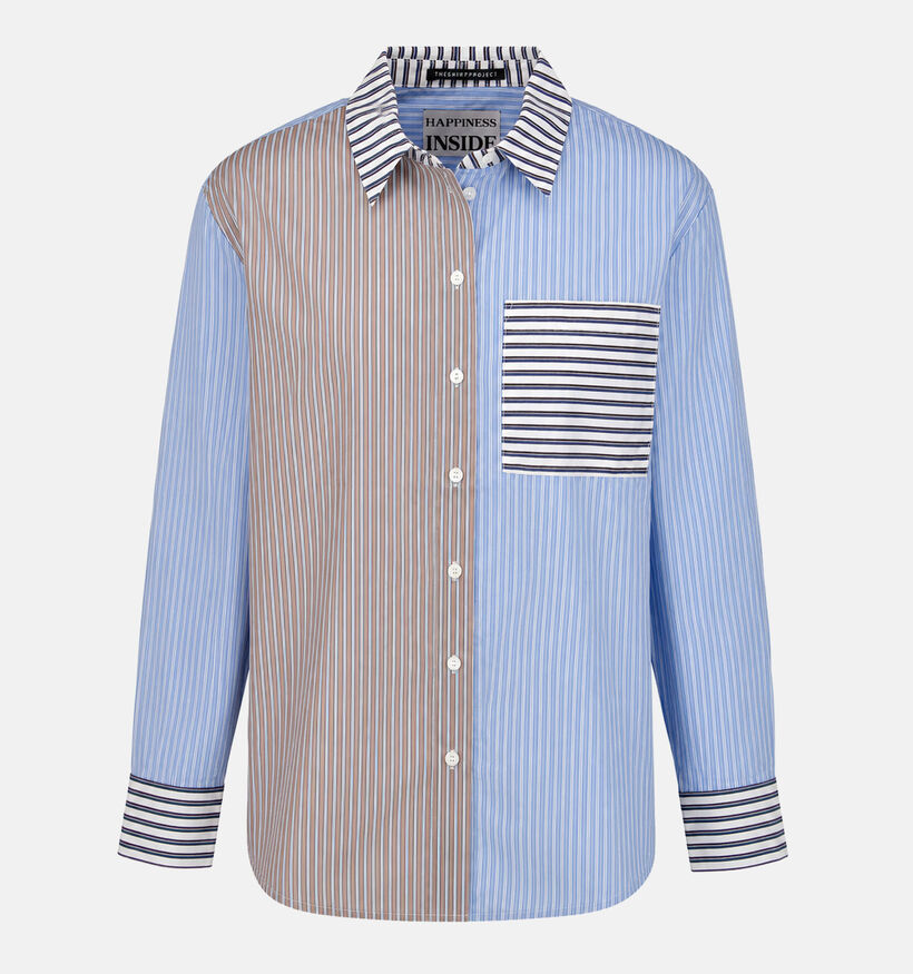 The Shirt Project Blauwe/Grijze Hemd voor dames (381898)