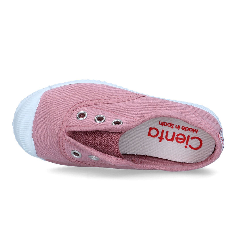 Cienta Slip-ons en Rose pour filles (323828) - pour semelles orthopédiques