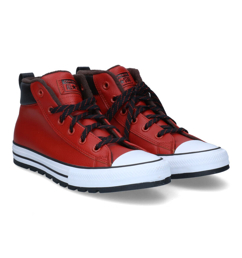 Converse CT All Star Street Lugged Baskets Hautes en Orange pour hommes (312234) - pour semelles orthopédiques