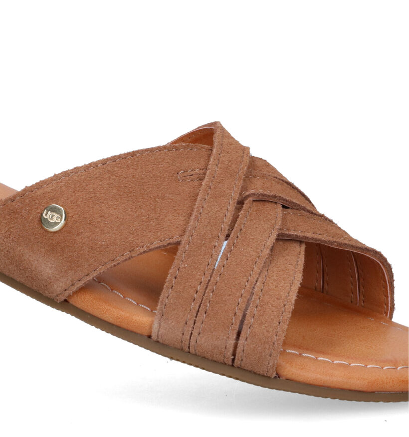 UGG Kenleigh Slide Nu-pieds en Brun pour femmes (336098)