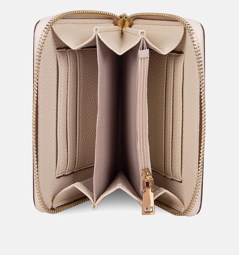 Laurent David Lichtbeige Ritsportemonnee voor dames (374039)