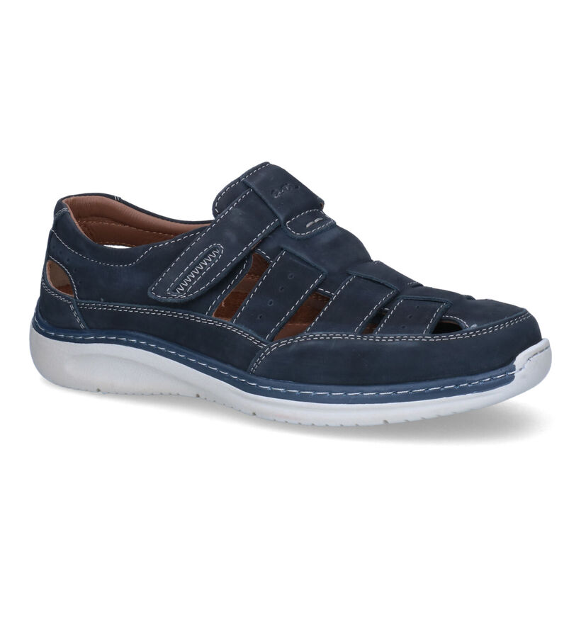 Ara Pedro Sandales en Bleu en nubuck (307709)