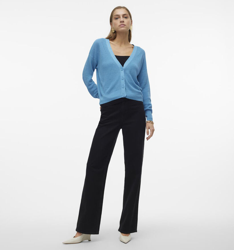 Vero Moda Newlexsun Witte Cardigan met Knopen voor dames (352107)