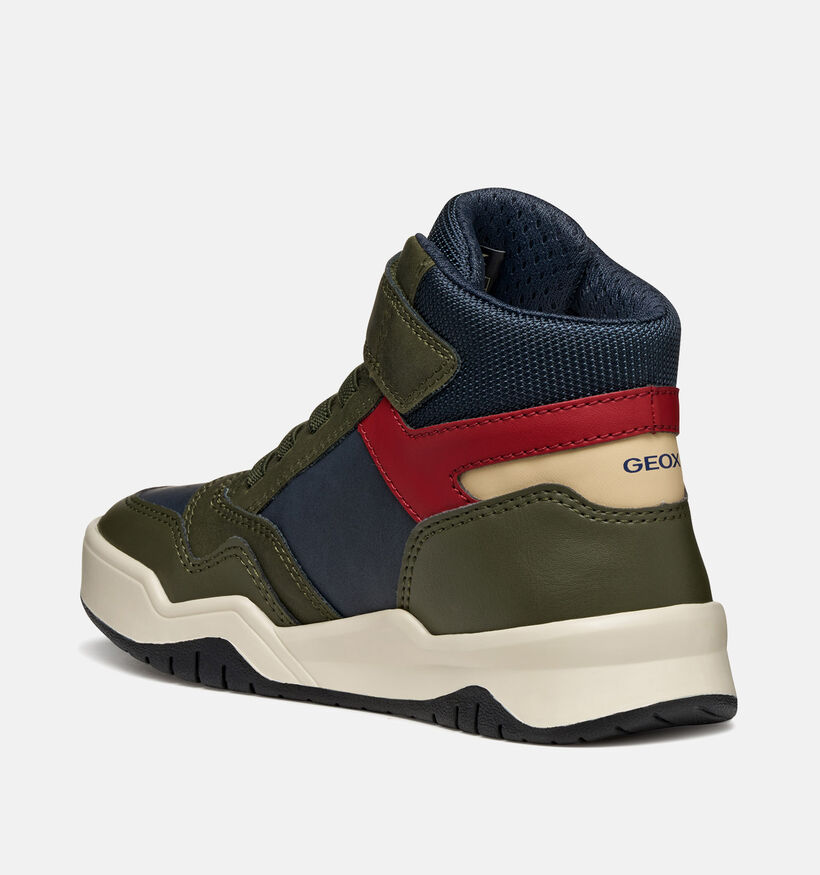 Geox Perth Chaussures hautes en Vert pour garçons (360361) - pour semelles orthopédiques