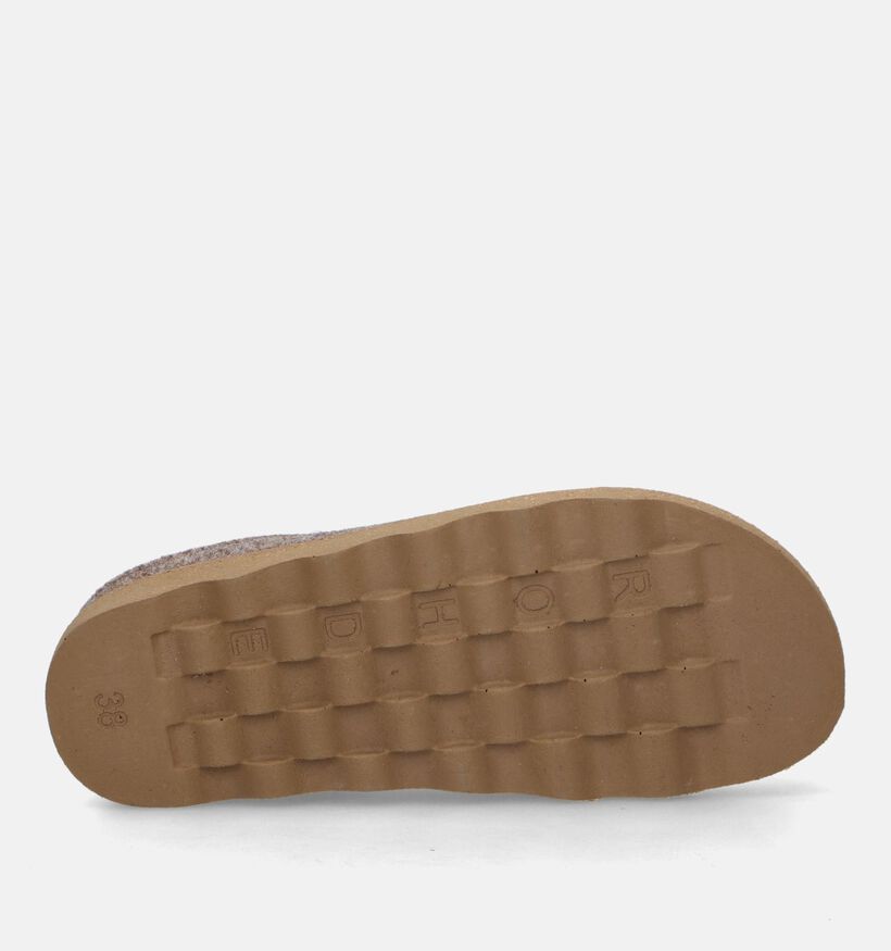 Rohde Foggia Oranje Pantoffels voor steunzolen voor dames (349319) - geschikt voor steunzolen