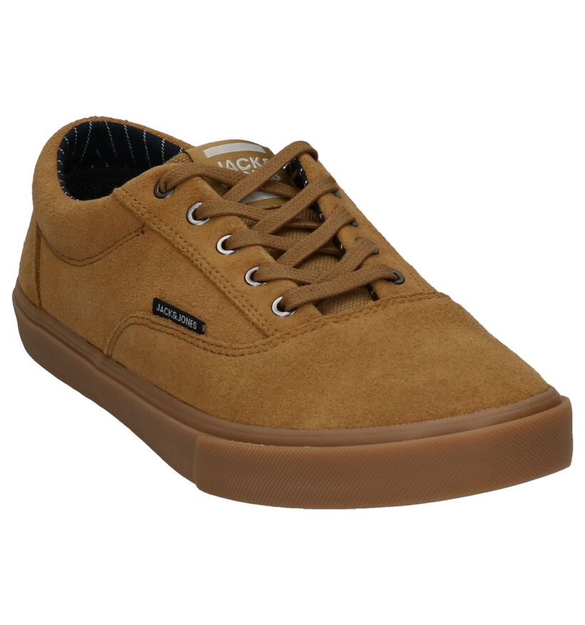 Jack & Jones Vision Bruine Skateschoenen in daim (256066)