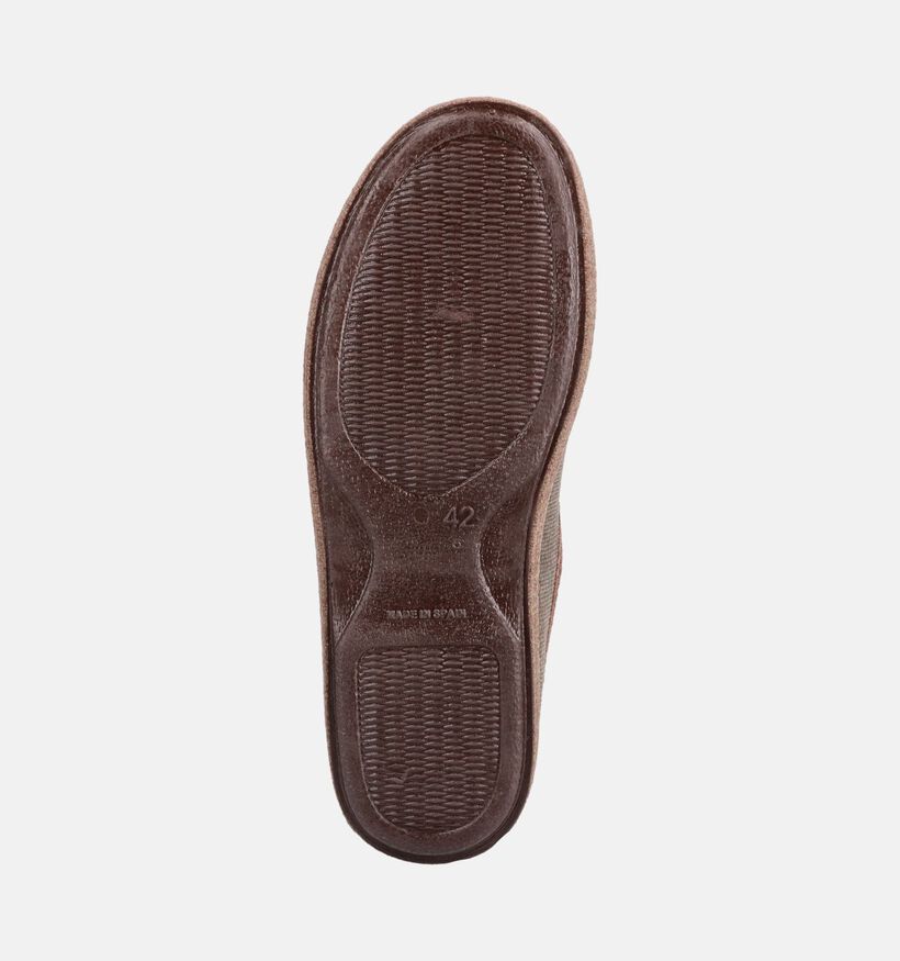 Hush Puppies Delis Pantoufles ouvertes en Taupe pour hommes (377919)