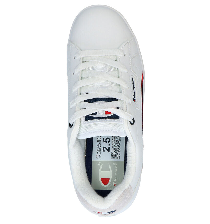 Champion Pittsburegh Low JR Witte Sneakers in kunstleer (265806)