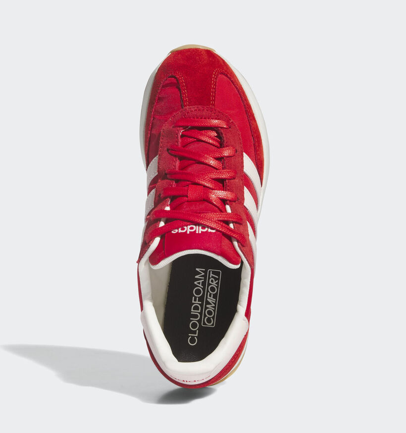 adidas Run 72 Baskets en Rouge pour femmes (343381)