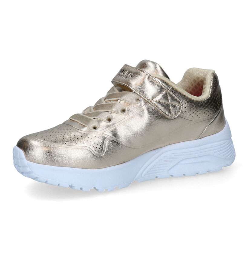 Skechers Gouden Sneakers in kunstleer (310623)