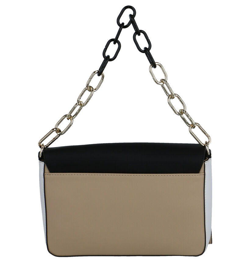 Zwart/Beige Crossbody Tas Tommy Hilfiger Saffiano in kunstleer (252323)