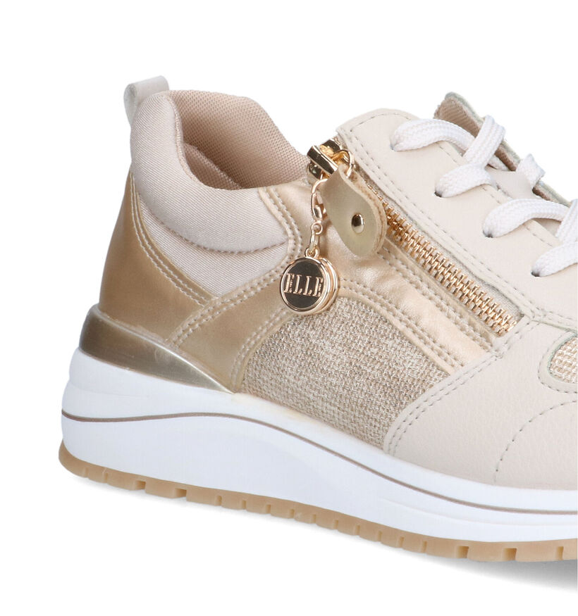 Remonte Beige Sneakers voor dames (320249) - geschikt voor steunzolen