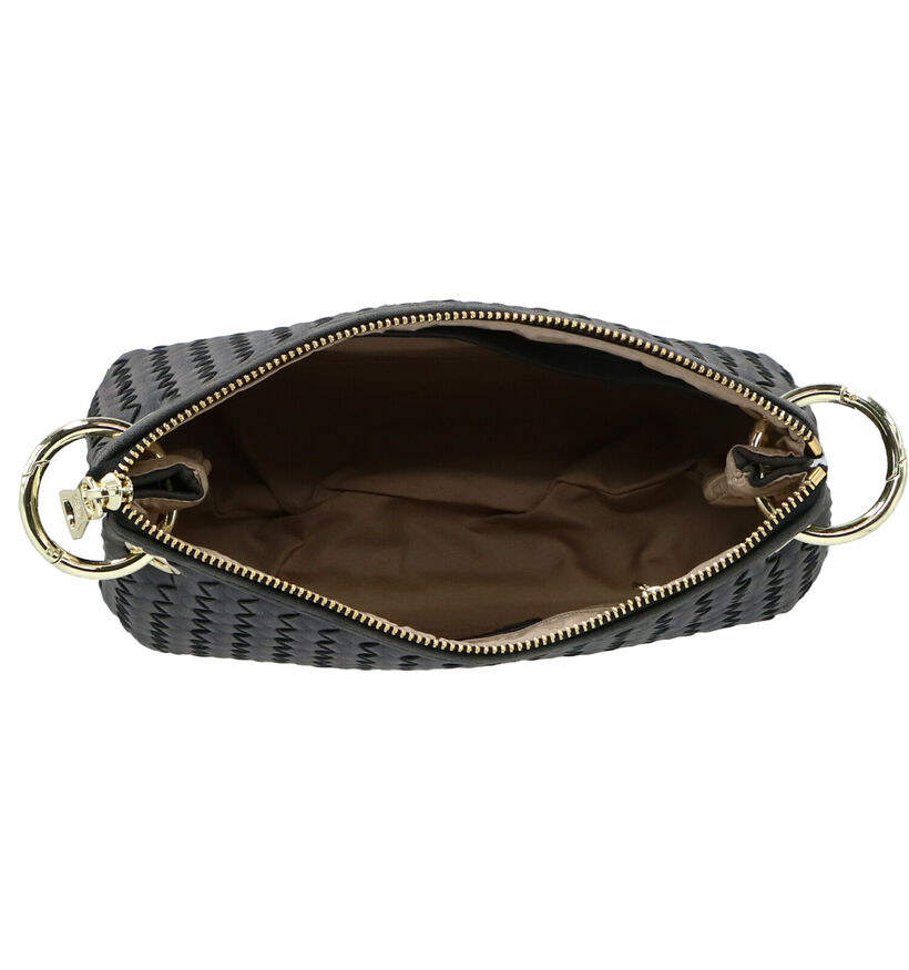 Kisses of Pearl Tess Sac porté croisé en Noir en simili cuir (261965)