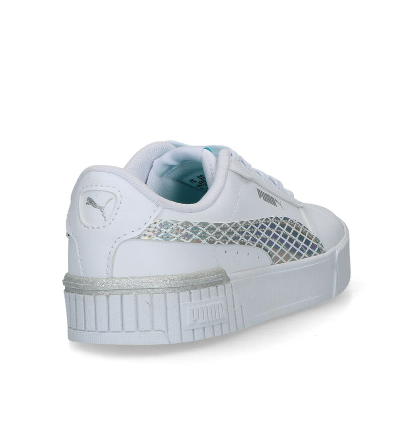 Puma Carina 2.0 Mermaid Witte Sneakers voor meisjes (318768) - geschikt voor steunzolen