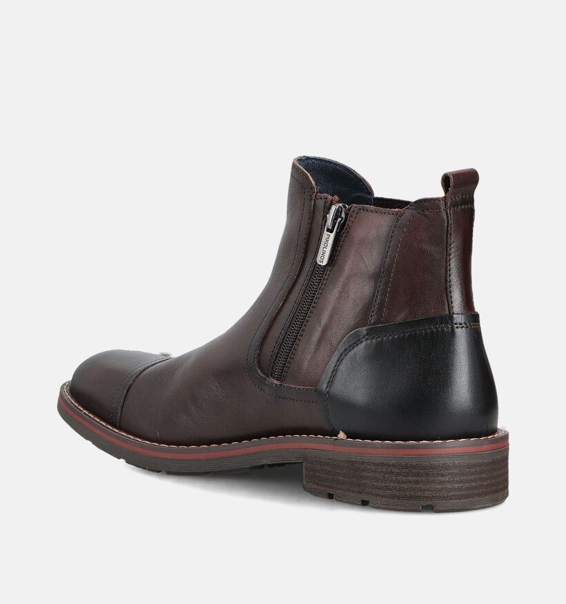 Pikolinos York Bottines Chelsea en Marron pour hommes (363719) - pour semelles orthopédiques