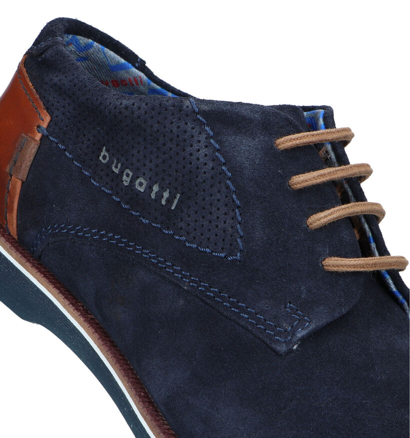 Bugatti Melchiore Blauwe Geklede Veterschoenen voor heren (322364)