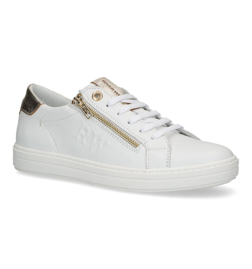 River Woods Liara Baskets en Blanc en cuir (322695)