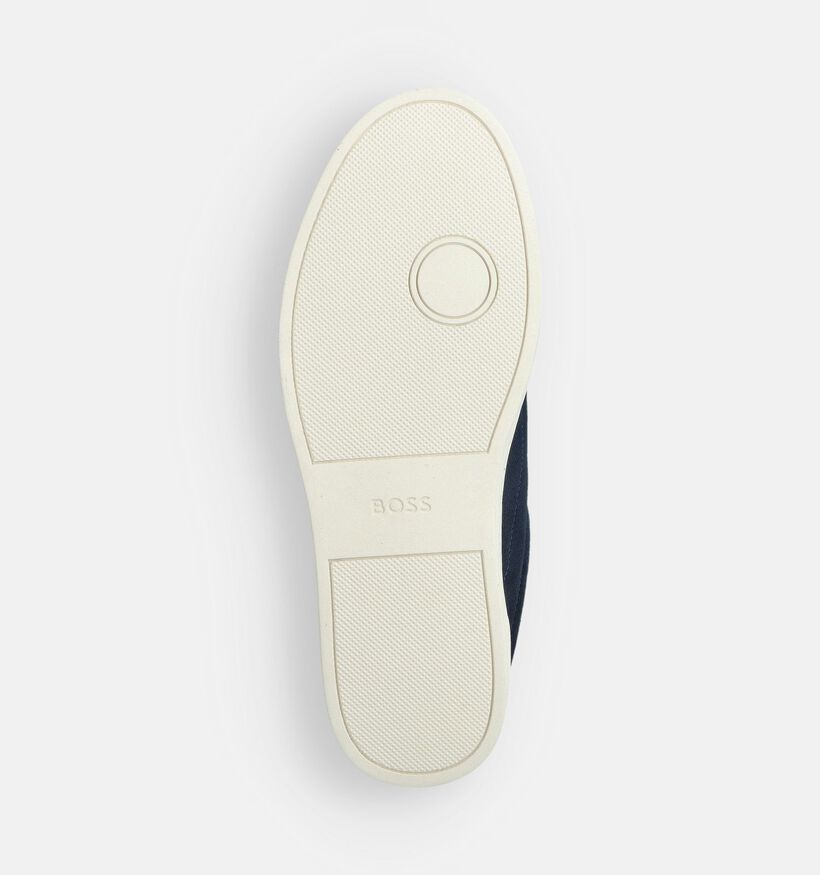 BOSS Kieran Tenn Donkerblauwe Veterschoenen voor heren (366462) - geschikt voor steunzolen