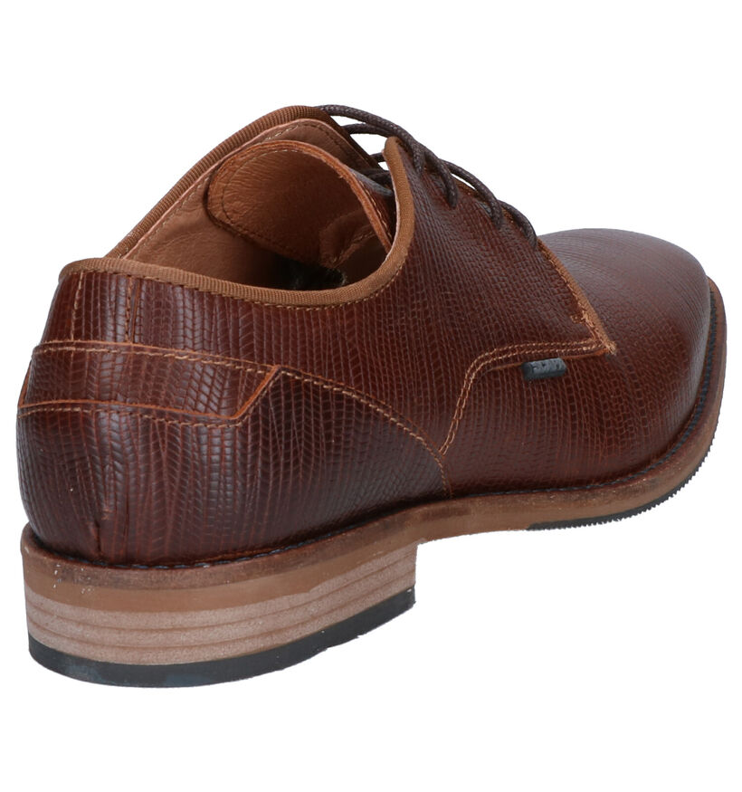 Scapa Cognac Geklede Veterschoenen in leer (259106)