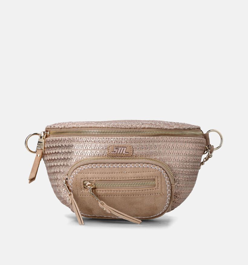 Steve Madden Bdoubles Beige Crossbody tas voor dames (358248)