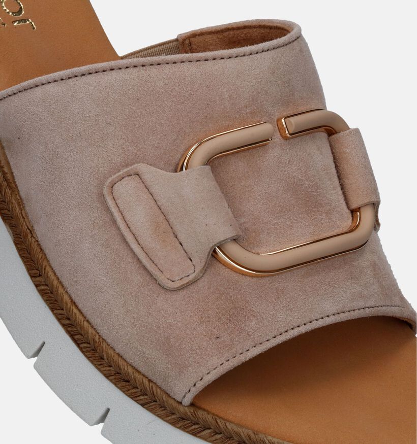 Comfort Nu-pieds compensées en Beige pour femmes (342759)