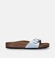 Birkenstock Madrid Birko-Flor Zilveren Slippers voor dames (338052)