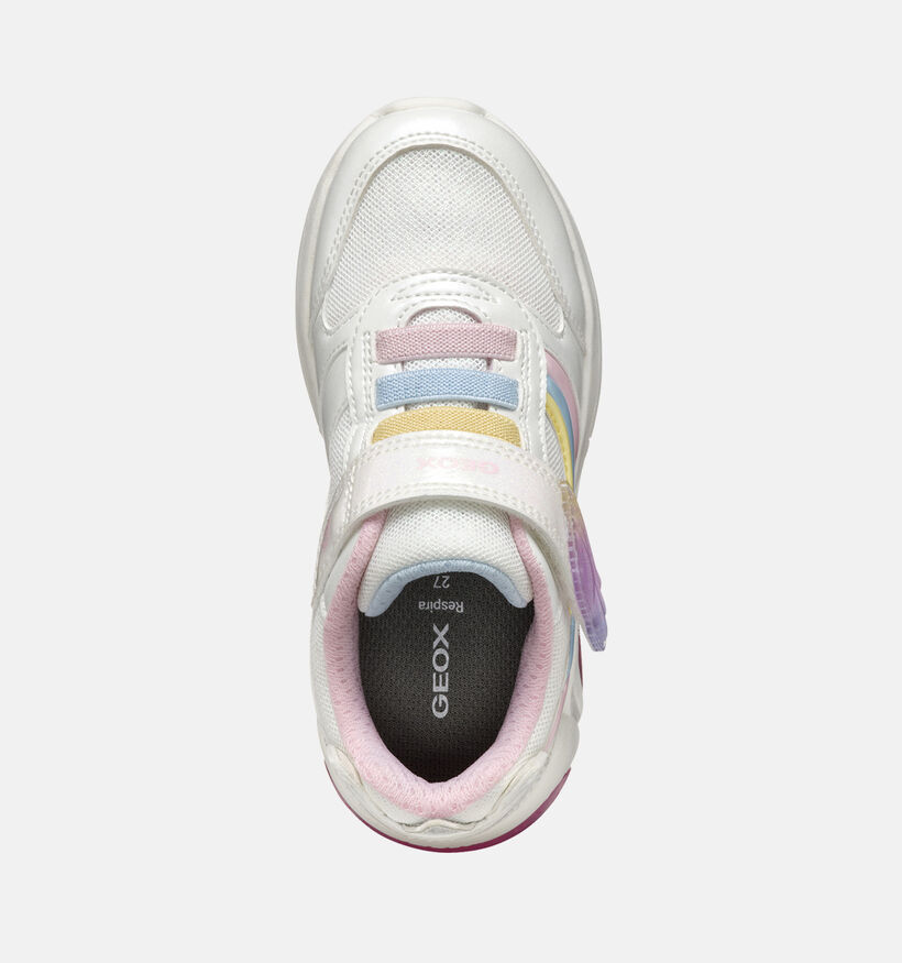 Geox Fadinlight Witte Sneakers voor meisjes (356427) - geschikt voor steunzolen