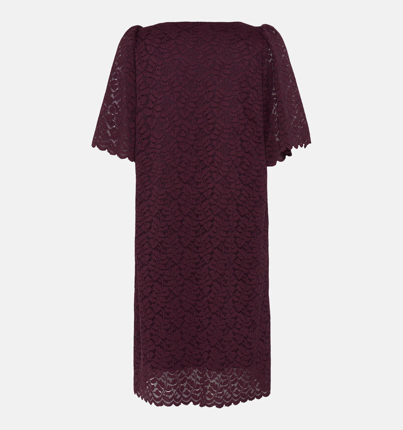 Fransa Amelia Robe mi-longue en Bordeaux pour femmes (382242)