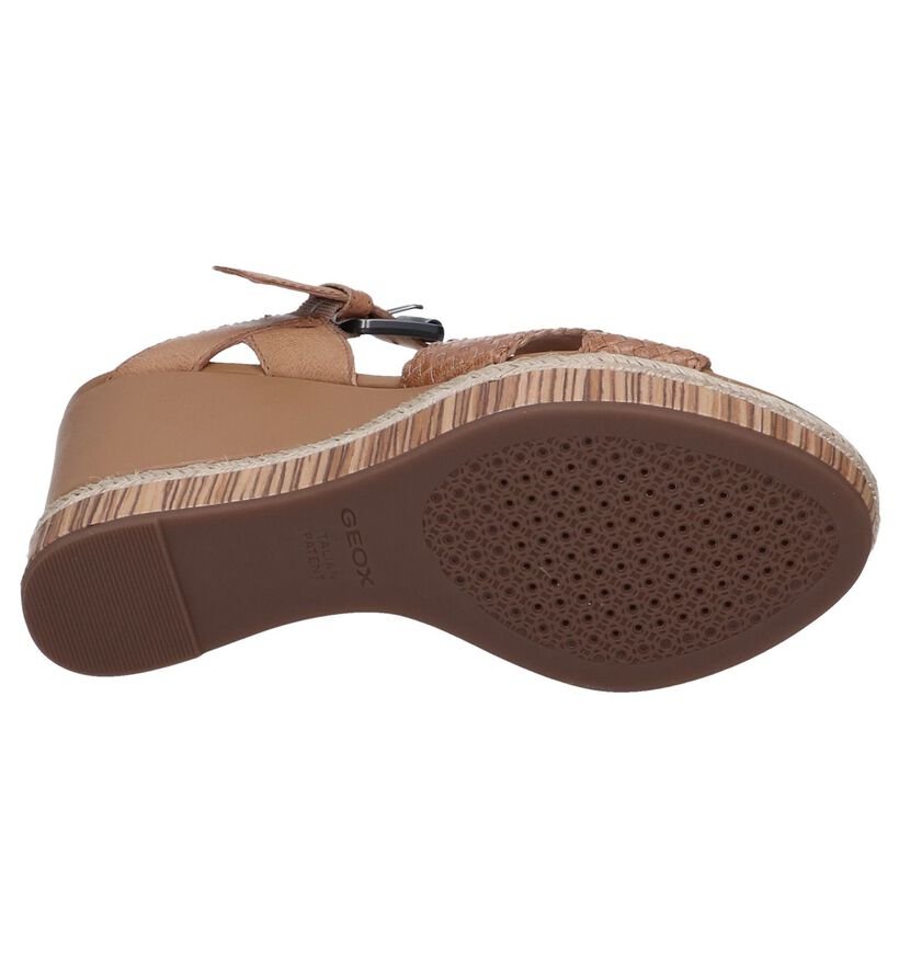 Cognac Sandalen Geox Yulimar in leer (240309)