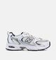 New Balance 530 Baskets basses en Blanc/Bleu pour femmes (382420) - pour semelles orthop&eacute;diques